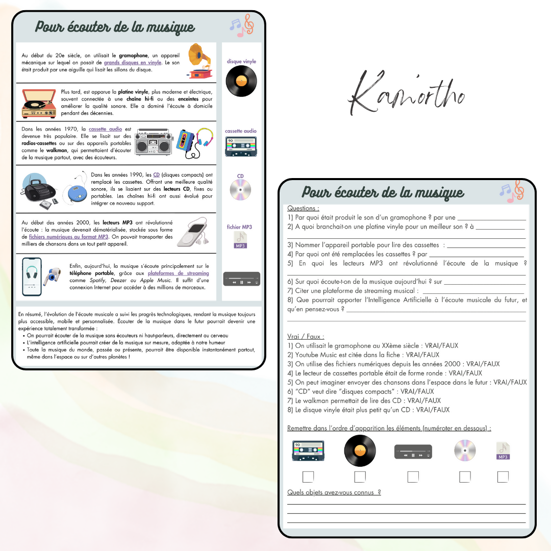 Comment on faisait, avant ? Matériel complet