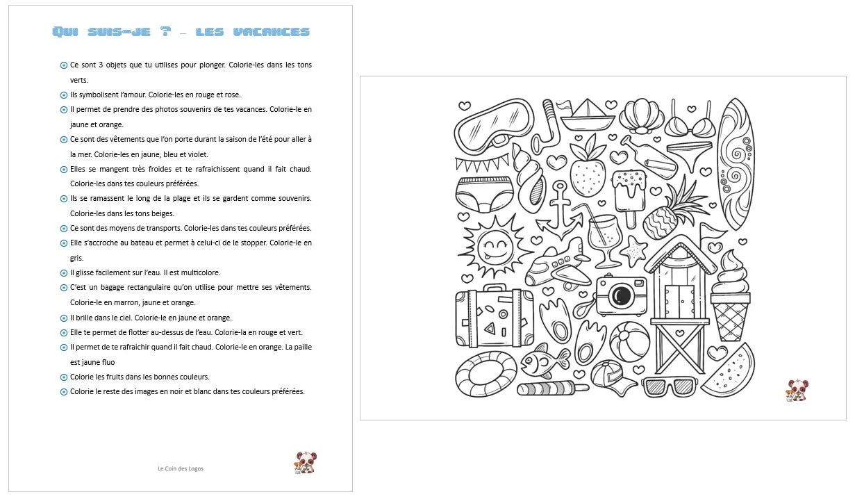 Qui suis-je ? Les vacances