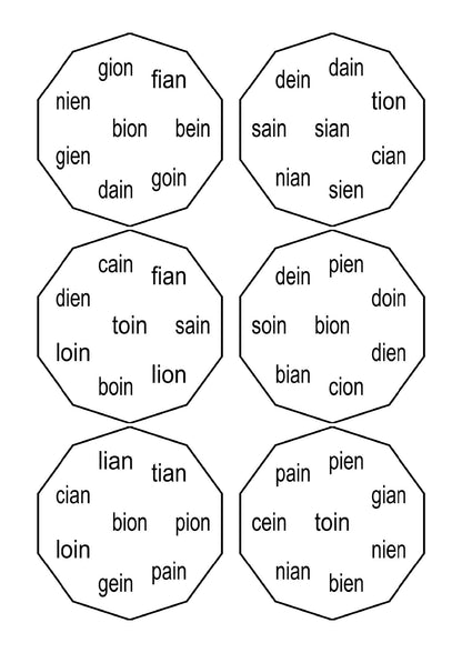 Dooble ein ien ain ian oin ion