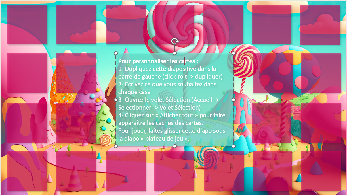 Au pays des bonbons - jeu de l&