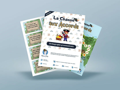 La chasse aux accords - Orthographe grammaticale - Parcours (PDF)