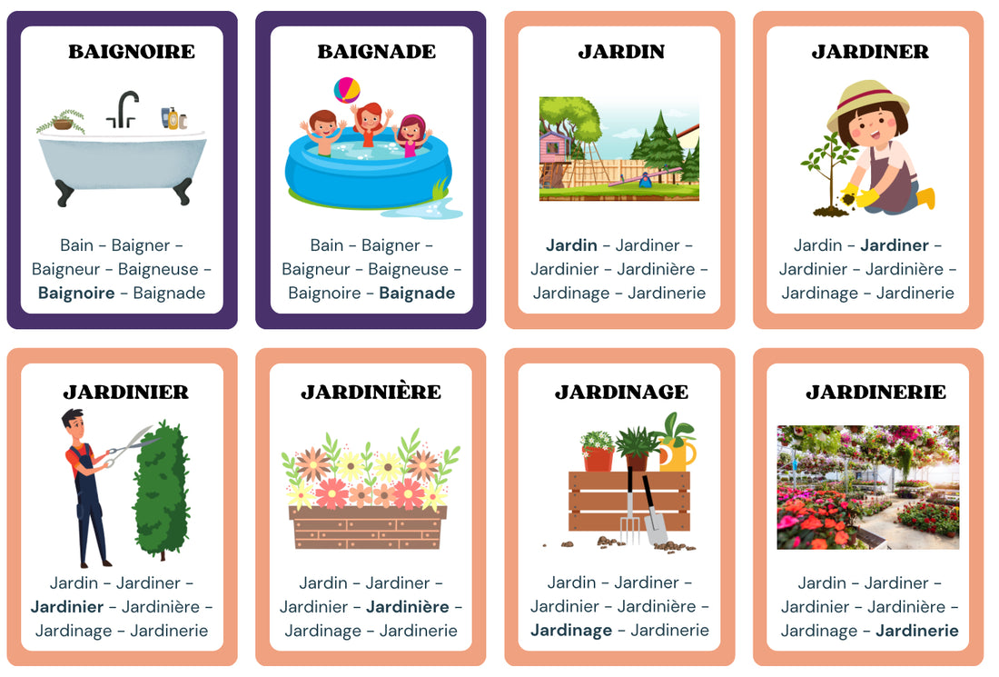 7 familles de mots