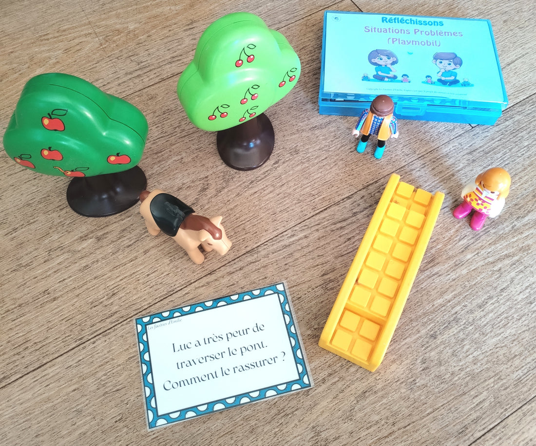 Réfléchissons : situation problème avec des Playmobils