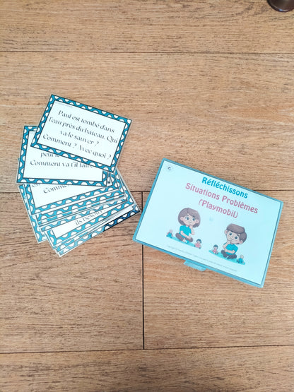 Réfléchissons : situation problème avec des Playmobils