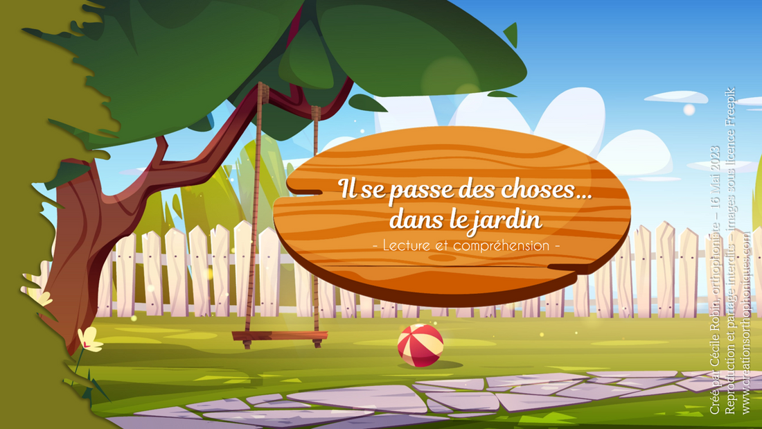 Il se passe des choses dans le jardin