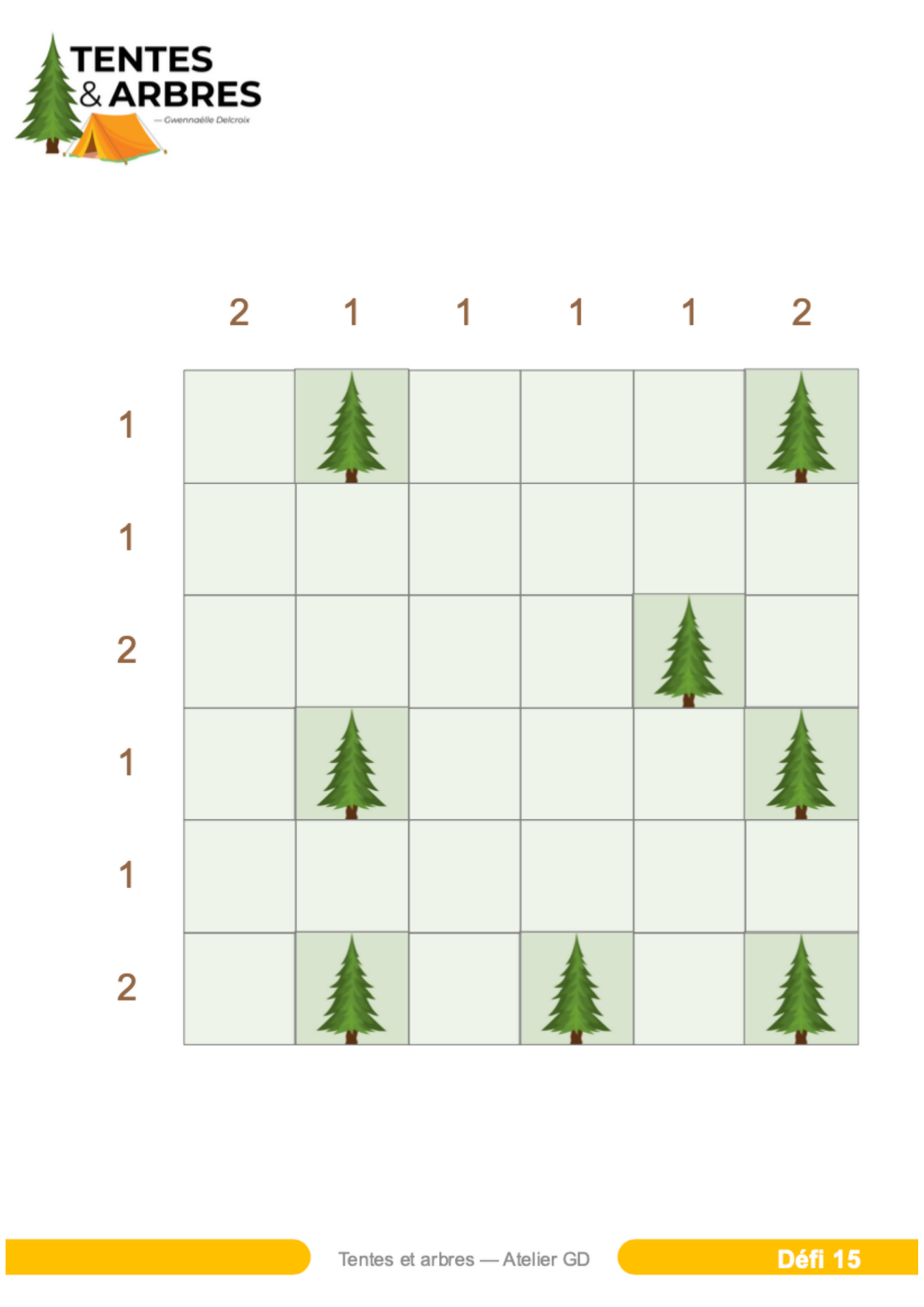 Tentes et Arbres - Planification et Raisonnement
