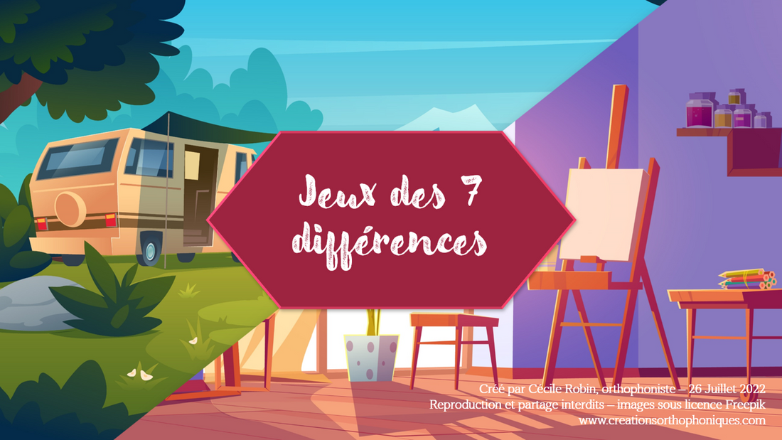 7 différences (au camping, à l&