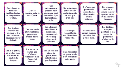 PACK 6 supports Langage oral