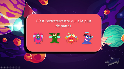 PACK 6 supports Langage oral