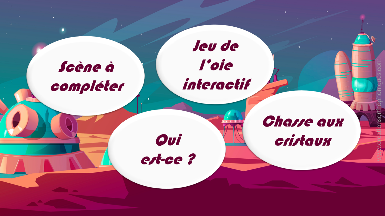 PACK 6 supports Langage oral