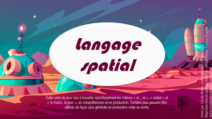 PACK 6 supports Langage oral