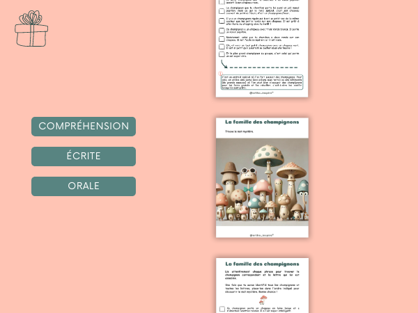 La famille des champignons - Ortho_inspire