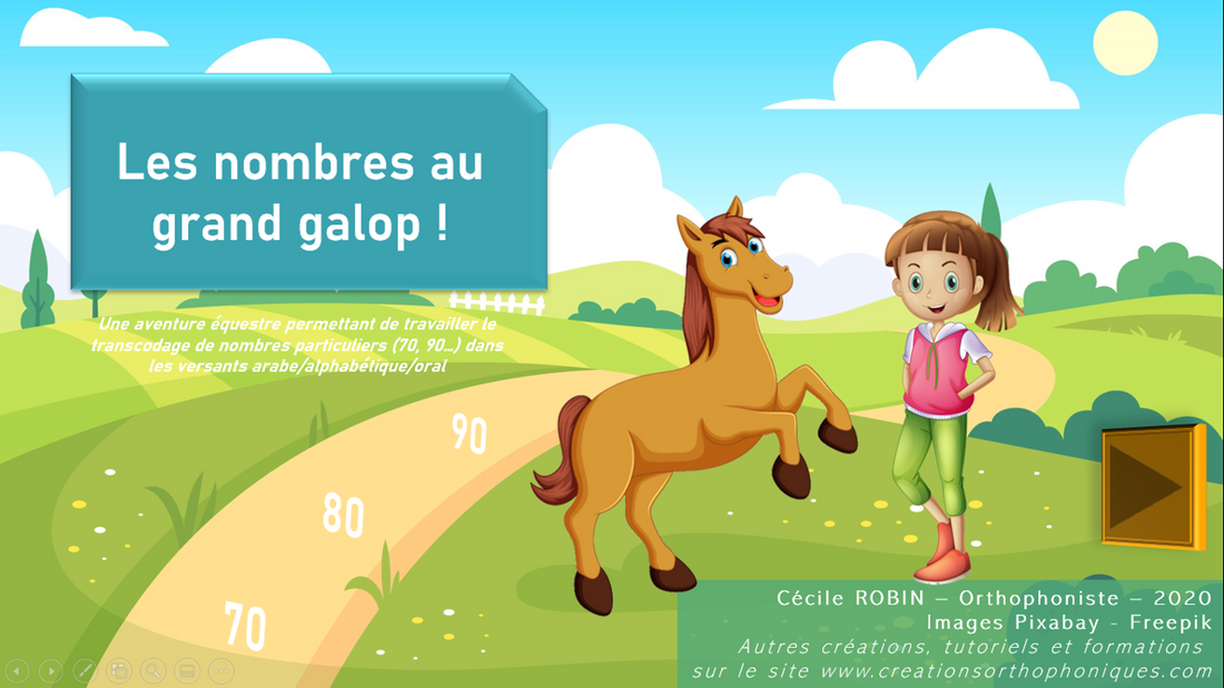 Les nombres au grand galop