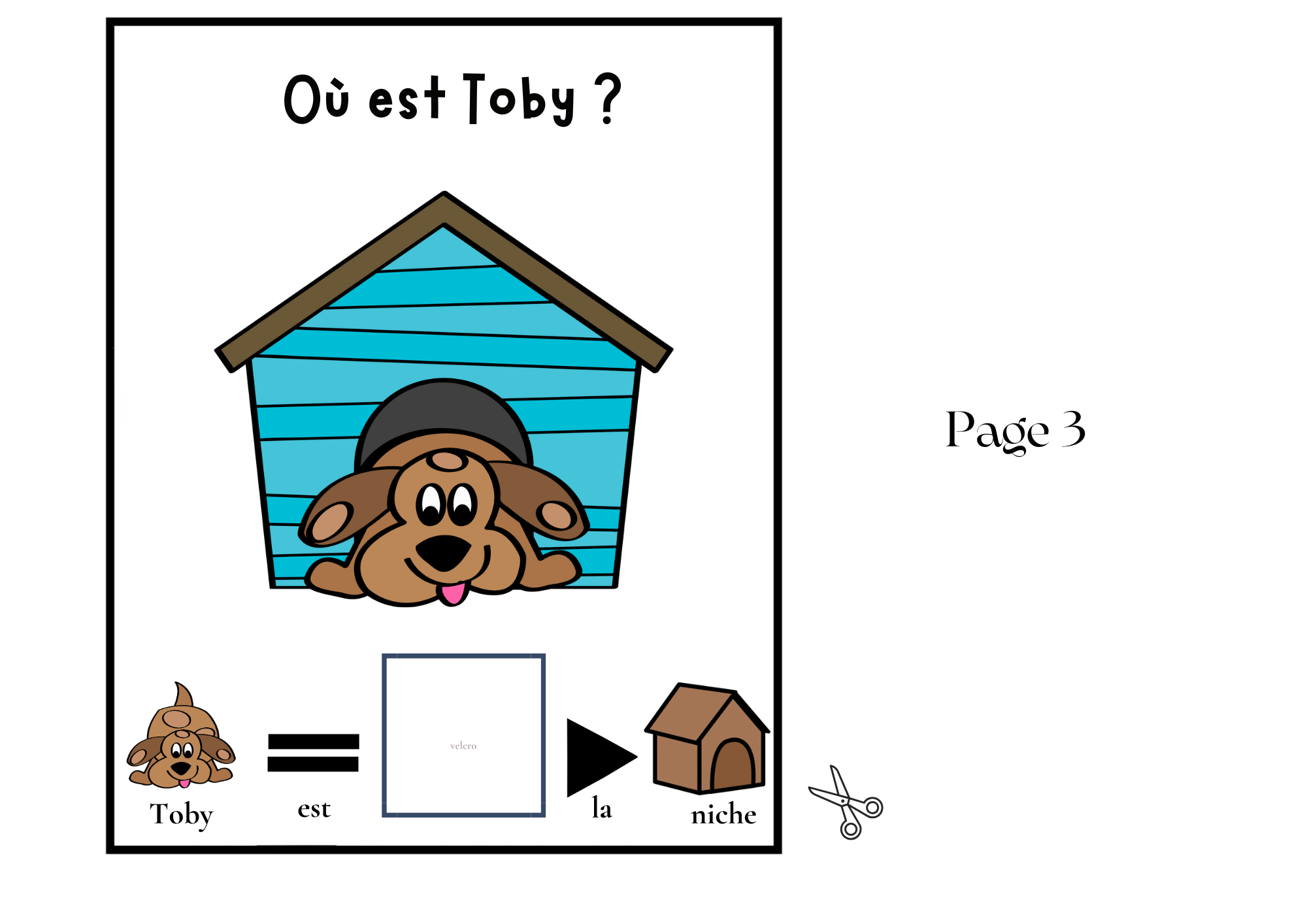 Livre adapté CAA, Les prépositions spatiales