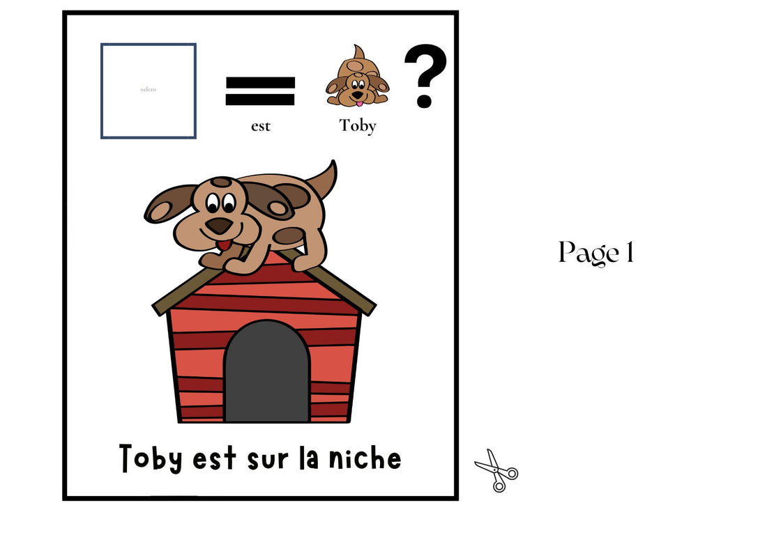 Livre Adapté CAA, Question &quot;où ? &quot;