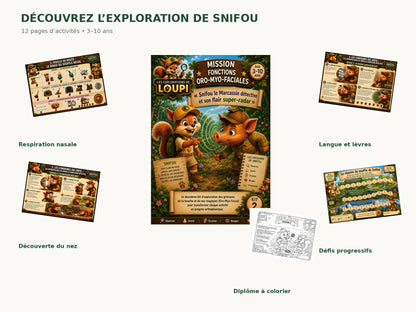 Loupi et Snifou le marcassin détective au fair super-radar - OMF - Respiration nasale