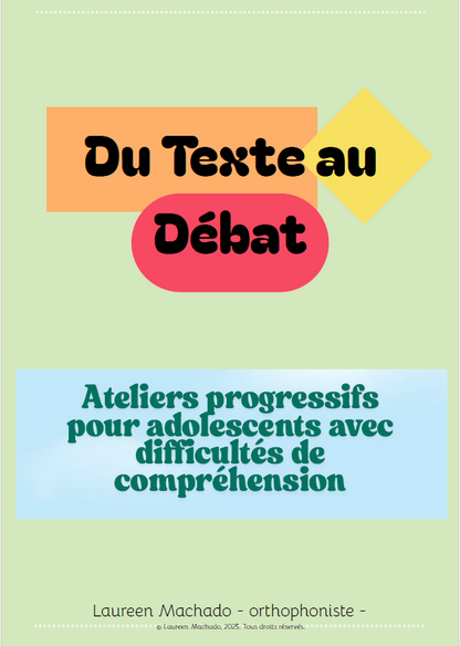 Comprendre et débattre