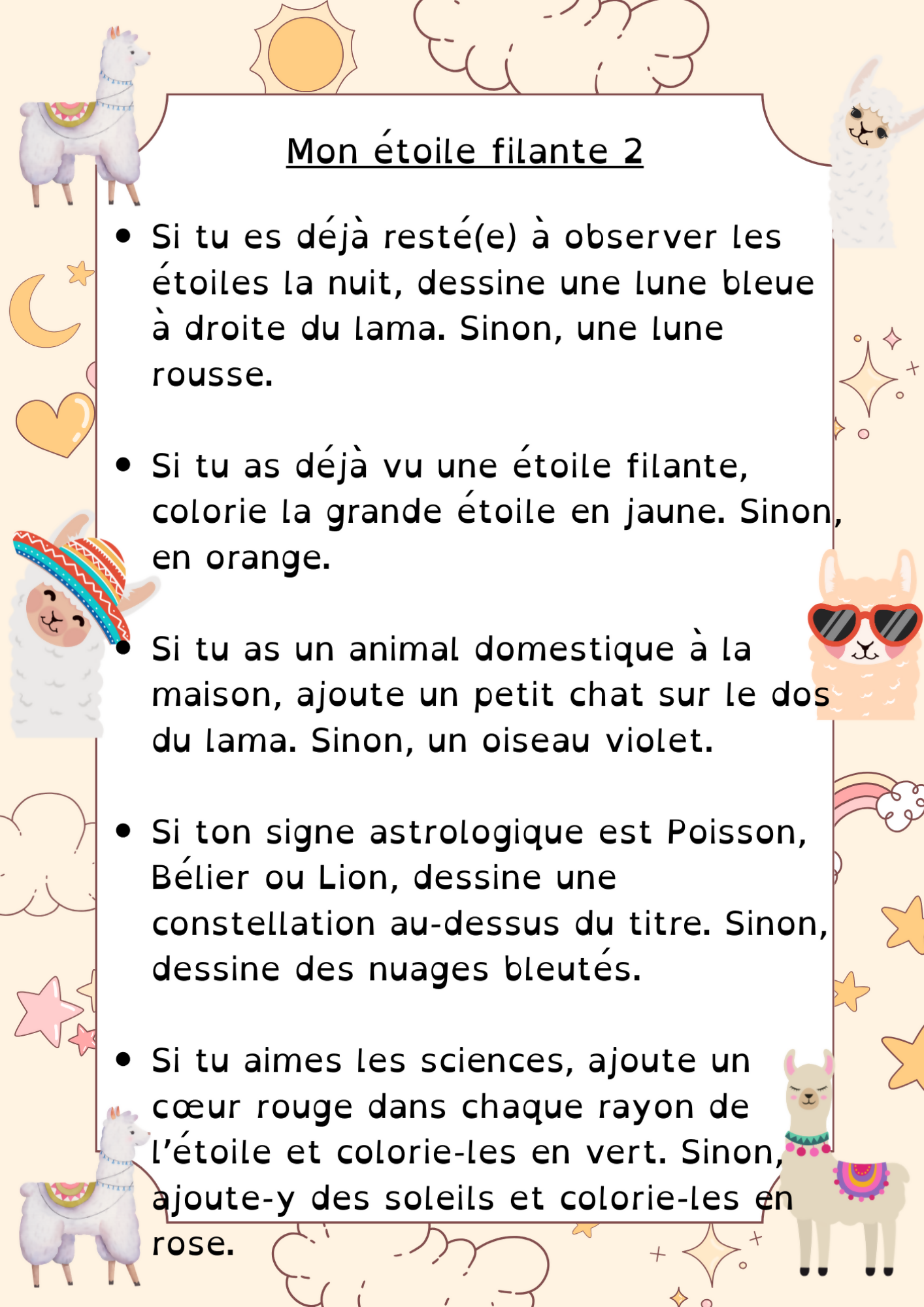 Quand des licornes rencontrent des lamas