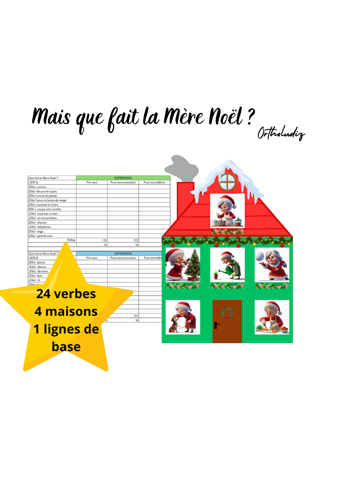 Mais que fait la Mère Noël ?