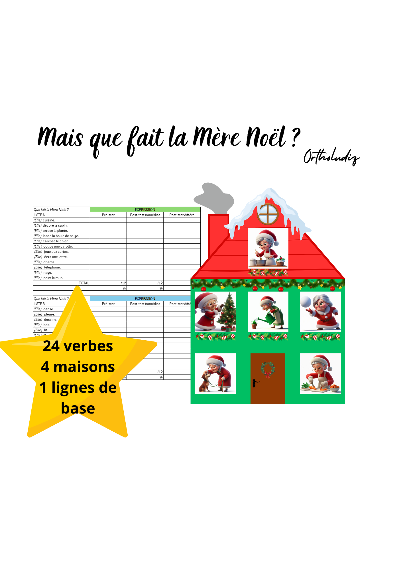 Mais que fait la Mère Noël ?