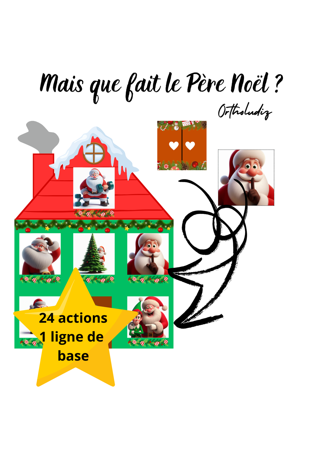 Mais que fait le Père Noël ?