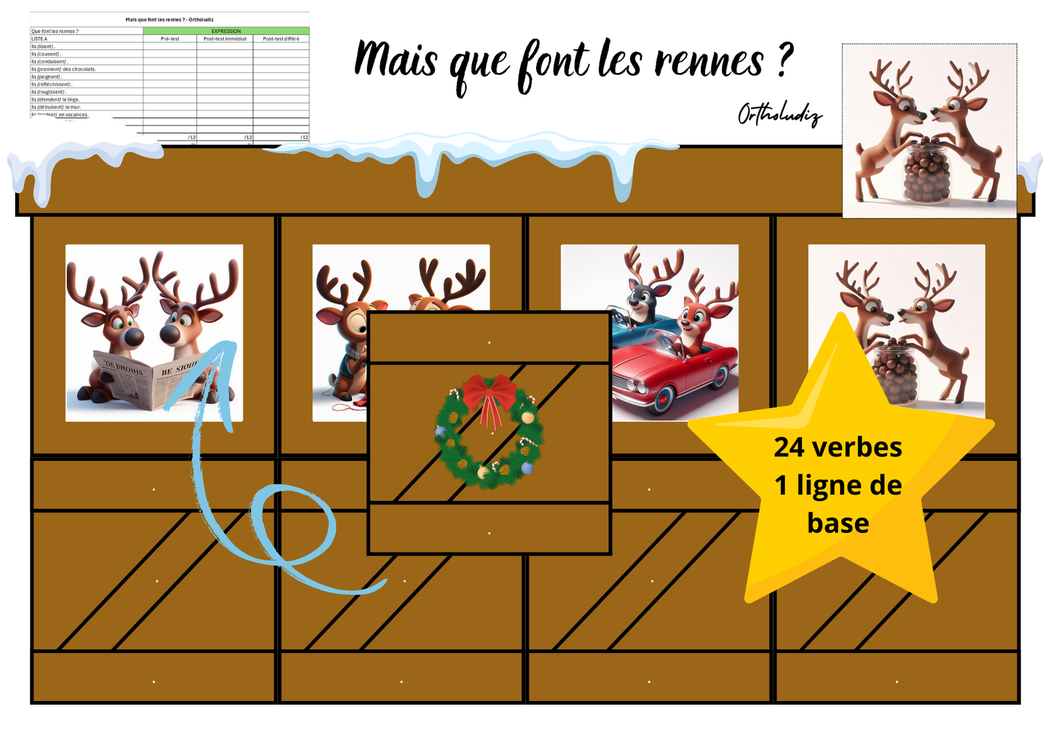 Mais que font les rennes ?