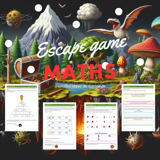Boîte de Escape game Mathématique
