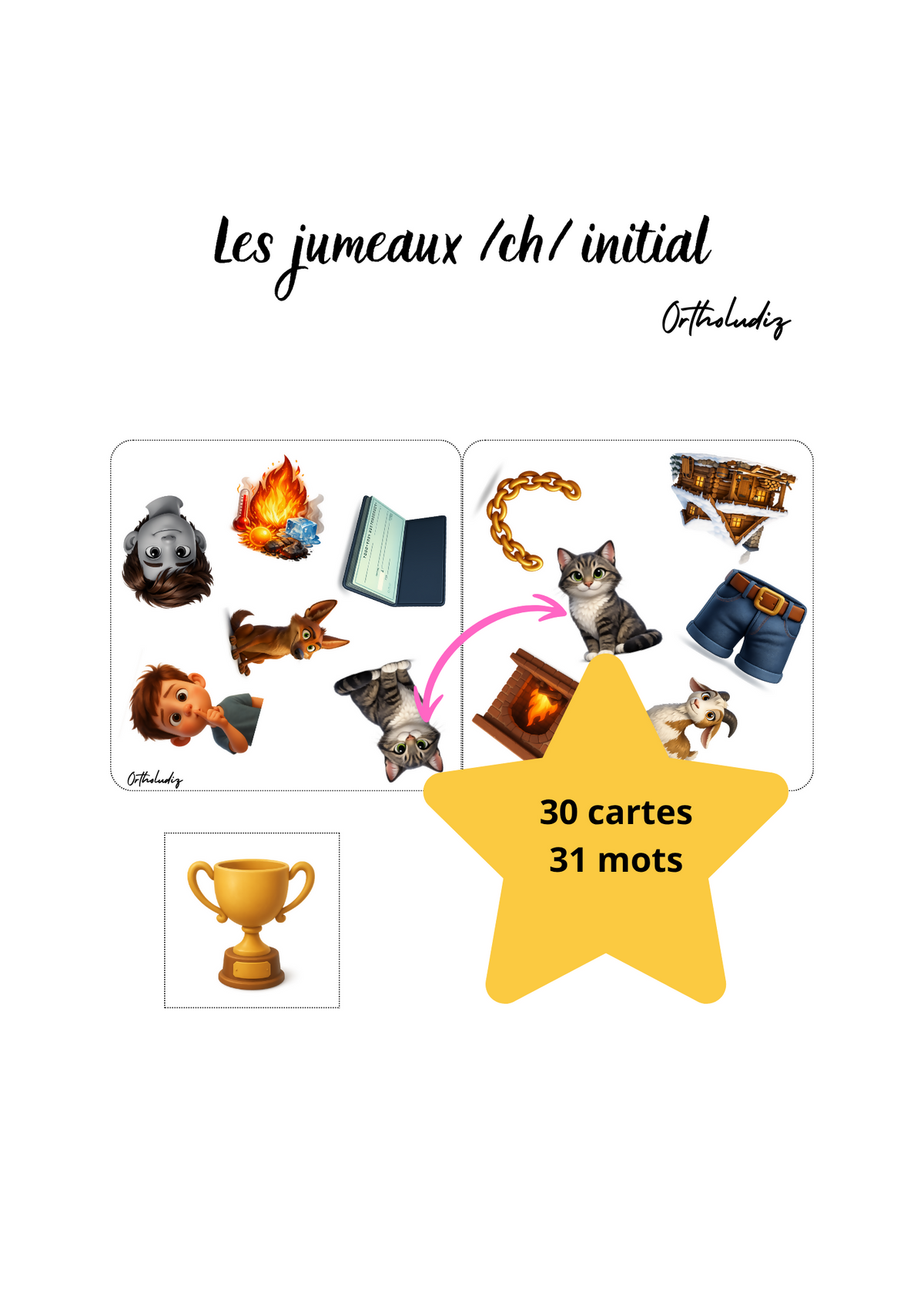 Les jumeaux /ch/ initial