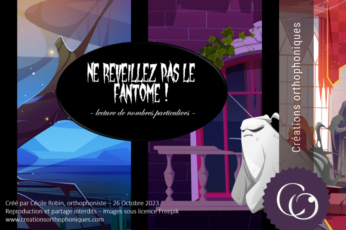 Support orthophonique pour travailler la lecture de nombres particuliers, transcodage