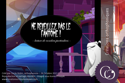 Support orthophonique pour travailler la lecture de nombres particuliers, transcodage
