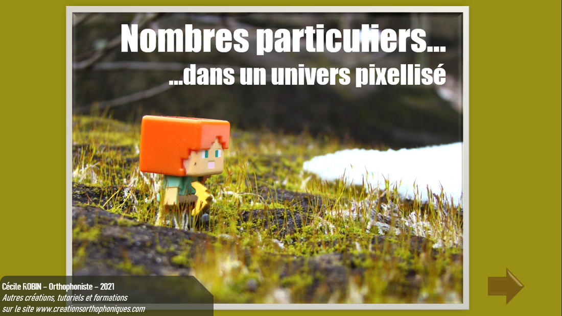 Nombres particuliers... dans un univers pixellisé