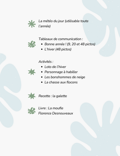 Une année de CAA - 12 kits pour communiquer, jouer et partager au fil des saisons