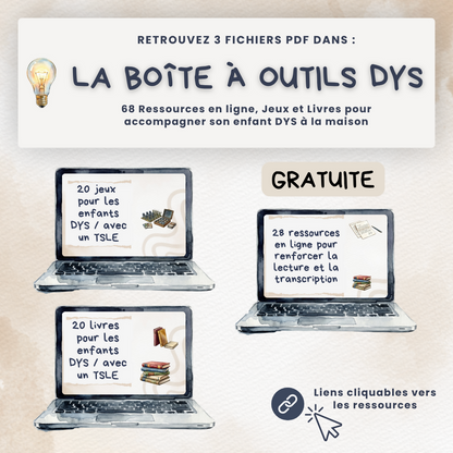 La boîte à outils DYS (pour les parents)