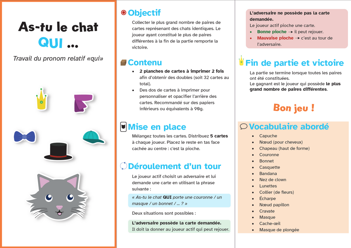 As-tu le chat QUI ... ?