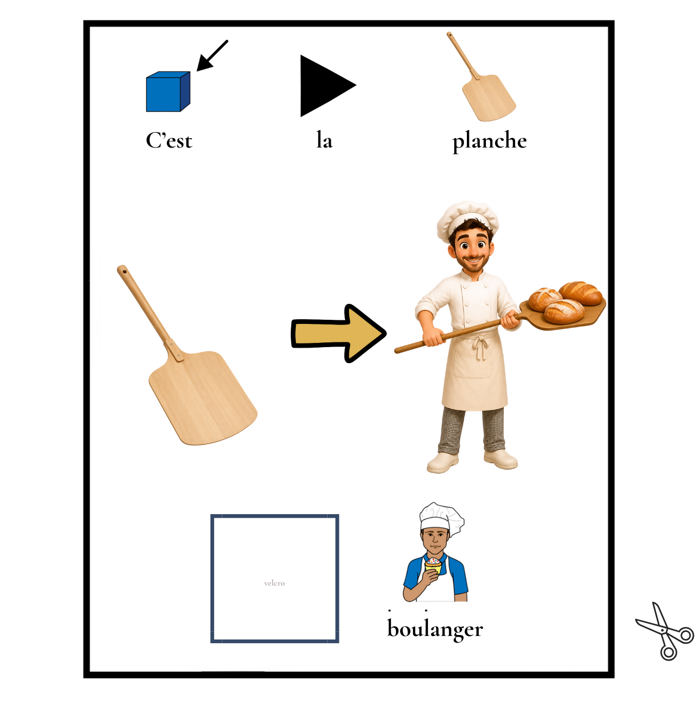 Ensemble de 8 livres adpatés CAA, Article "Du" et "De La"