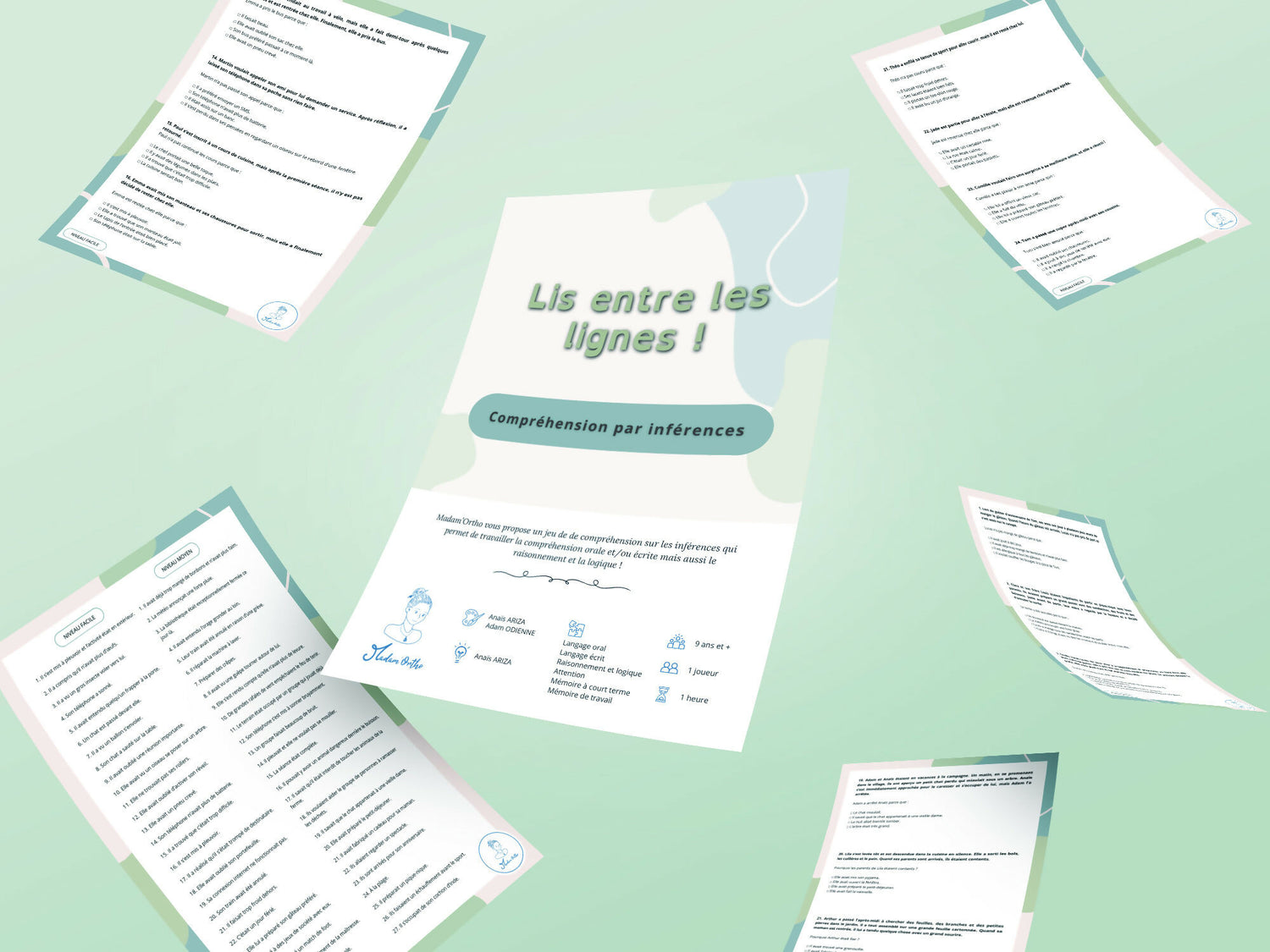 Lis entre les lignes ! Compréhension par inférences - Textes courts et questions (PDF)