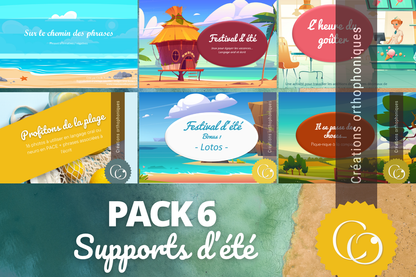 Pack 6 supports été