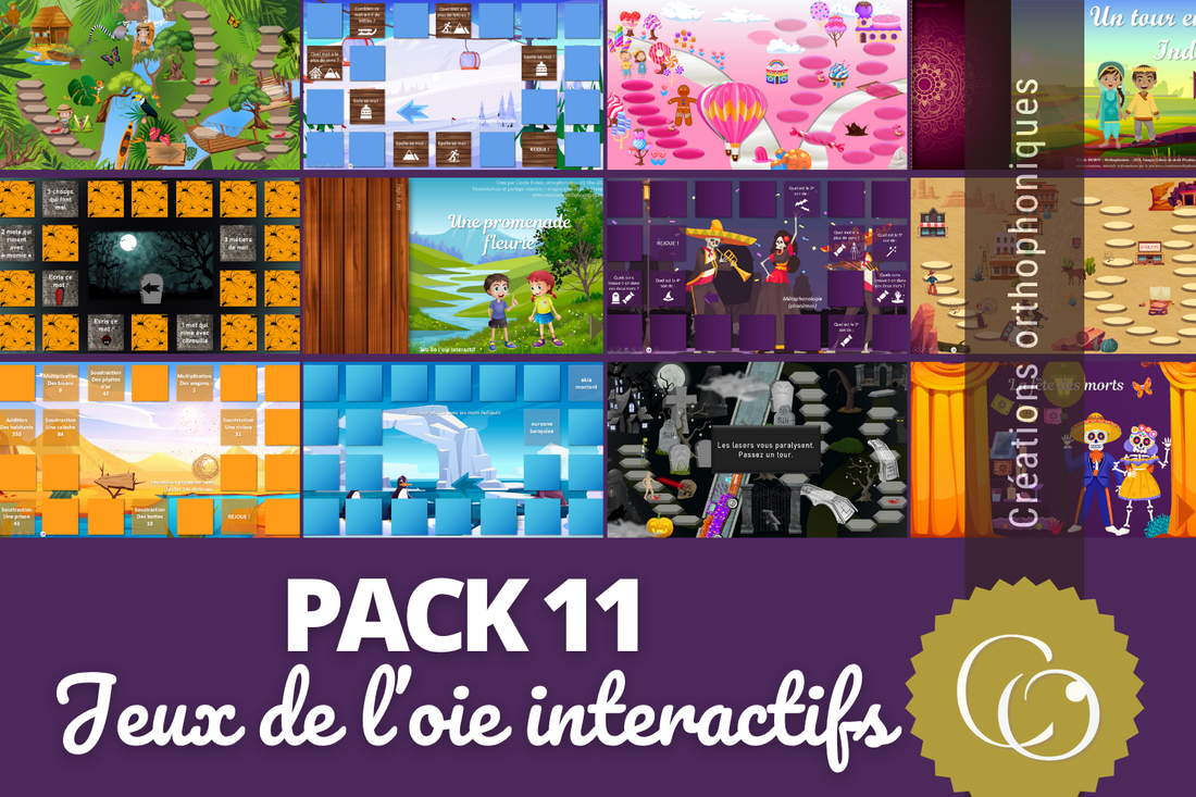 PACK 11 jeux de l&