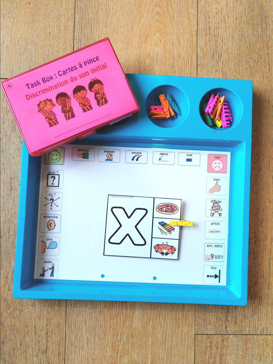 Carte à Pince discrimination du son initial d&