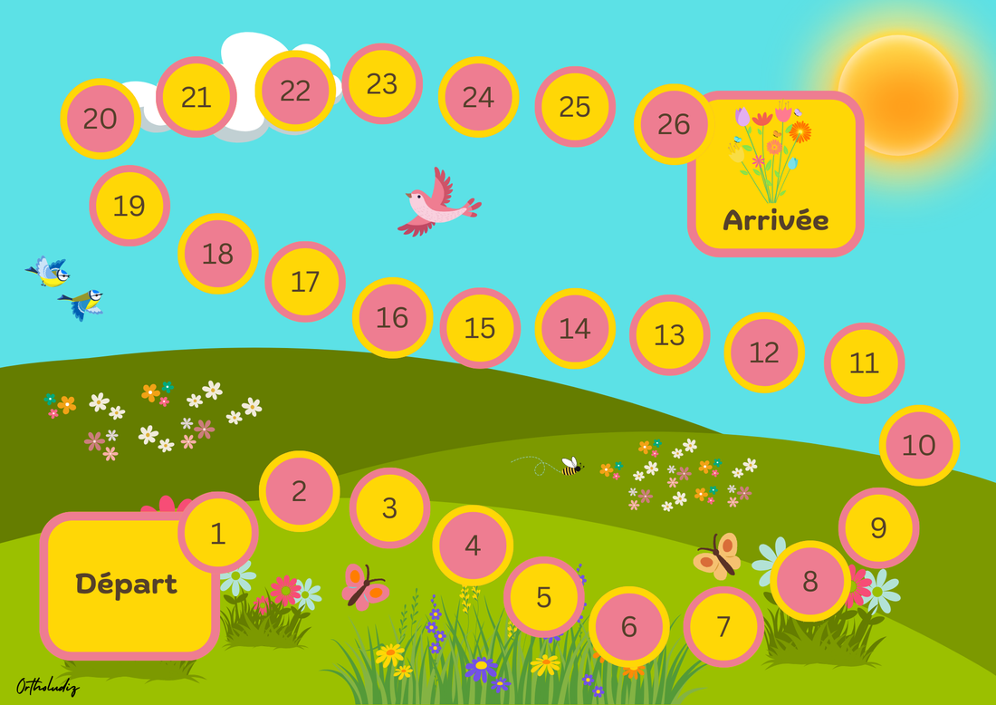 Plateau de jeu &quot;printemps&quot;