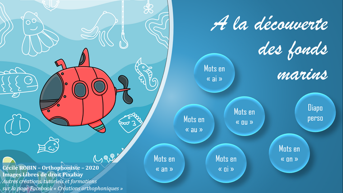 A la découverte des fonds marins