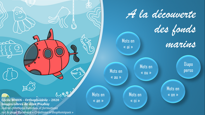 A la découverte des fonds marins