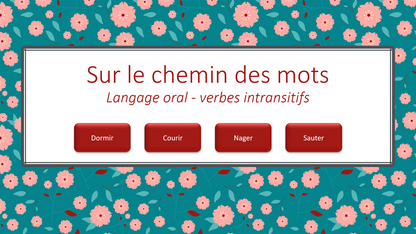 Sur le chemin des mots - Verbes intransitifs