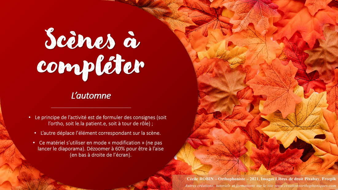 Scènes à compléter - L&