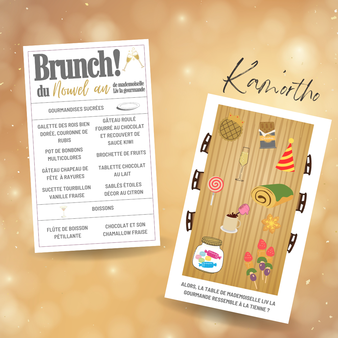 Brunch du nouvel an de mademoiselle Liv la gourmande