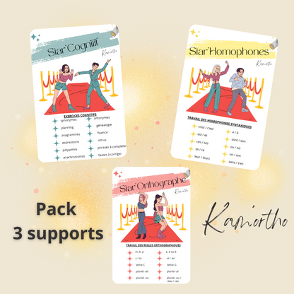 Pack 3 supports - Star&