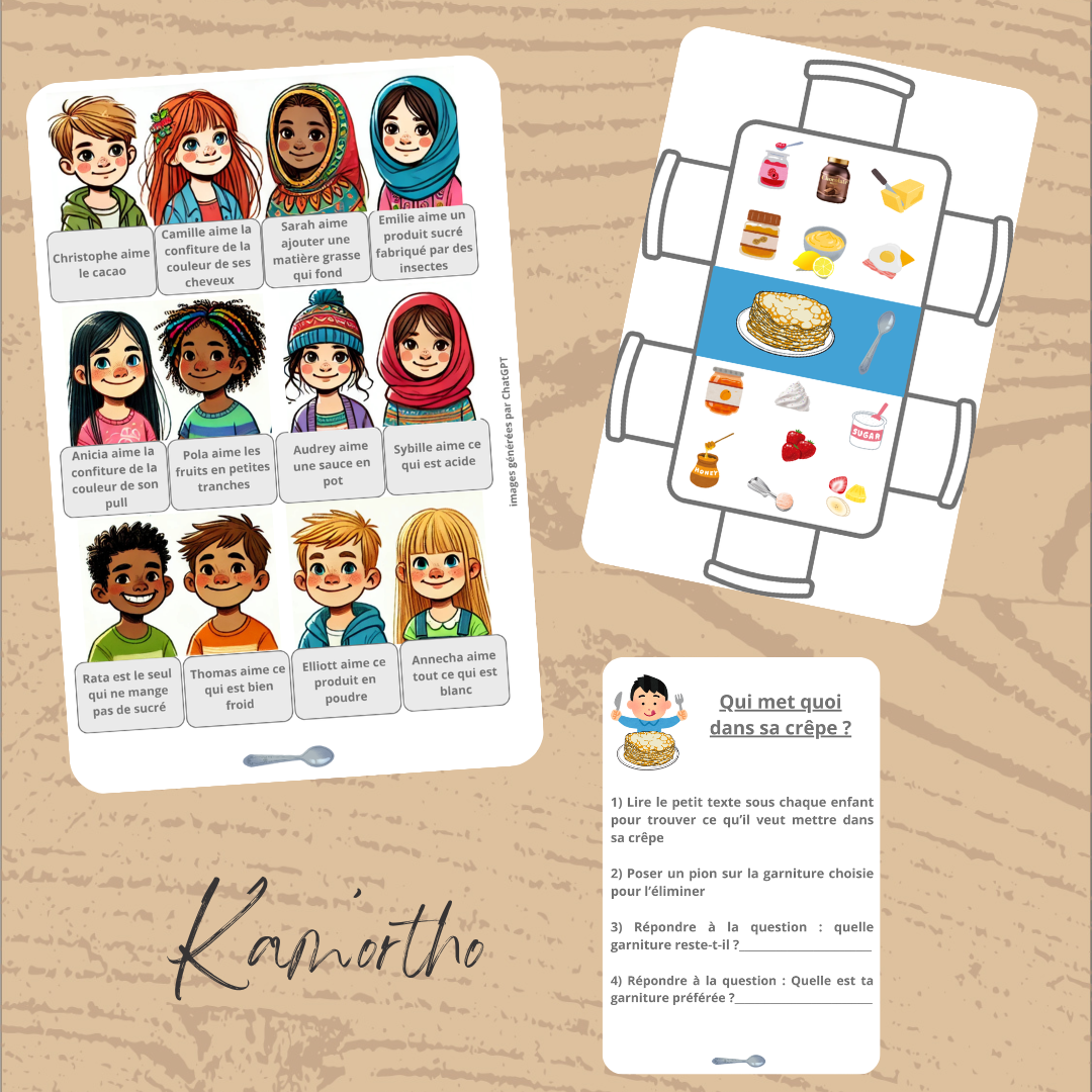 Qui met quoi dans sa crêpe ?