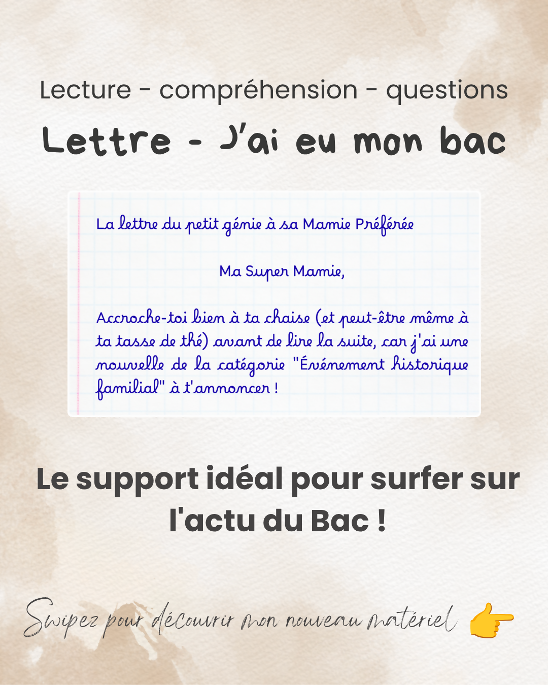 Lettre - J&