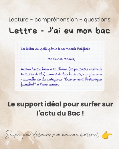 Lettre - J&