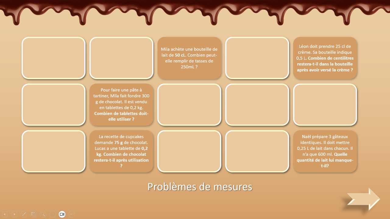 🍫 Course gourmande